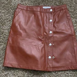 Leather Skirt